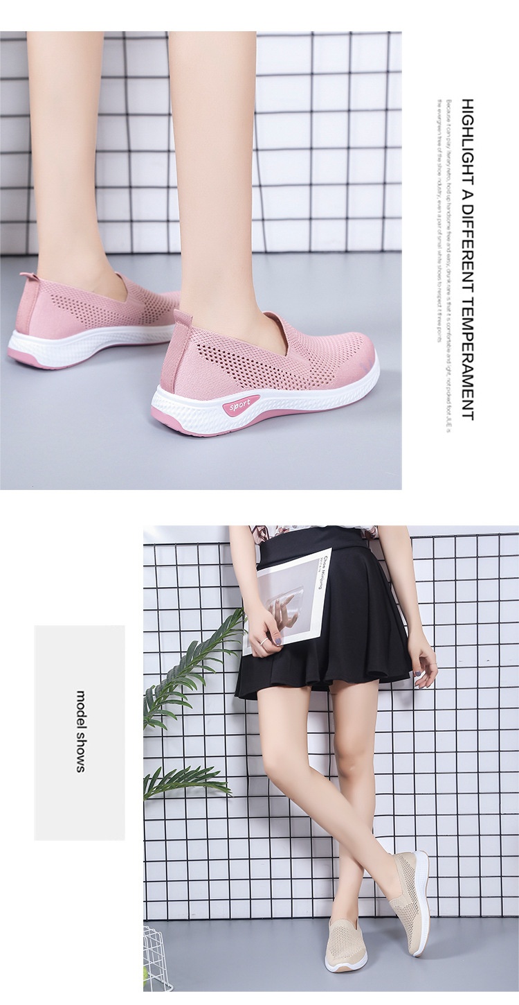 24HA177.11 - GIÀY LƯỜI SPORT THOÁNG KHÍ NỮ