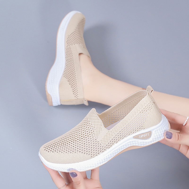 24HA177.11 - GIÀY LƯỜI SPORT THOÁNG KHÍ NỮ