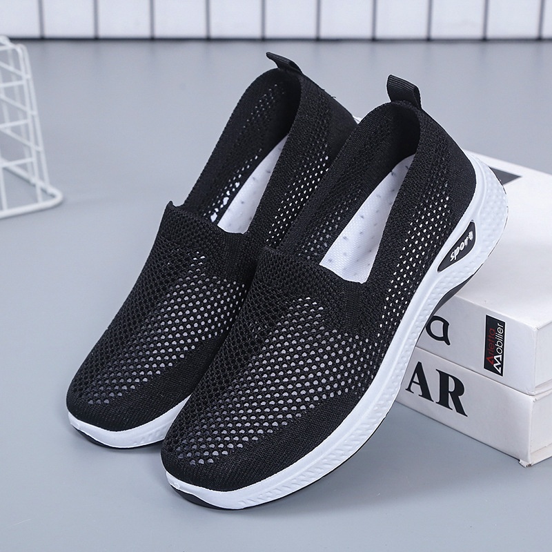 24HA177.11 - GIÀY LƯỜI SPORT THOÁNG KHÍ NỮ