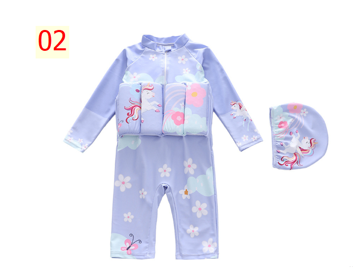 24HA37.12 - SET BƠI BÉ GÁI KÈM MŨ + PHAO NGỰC