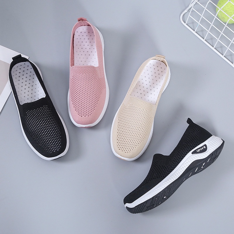 24HA177.11 - GIÀY LƯỜI SPORT THOÁNG KHÍ NỮ