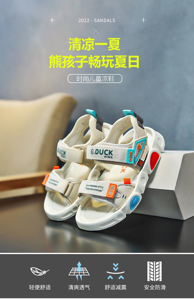 24HA47.14 - SANDAL QUAI DÁN HÃNG G.DUCK