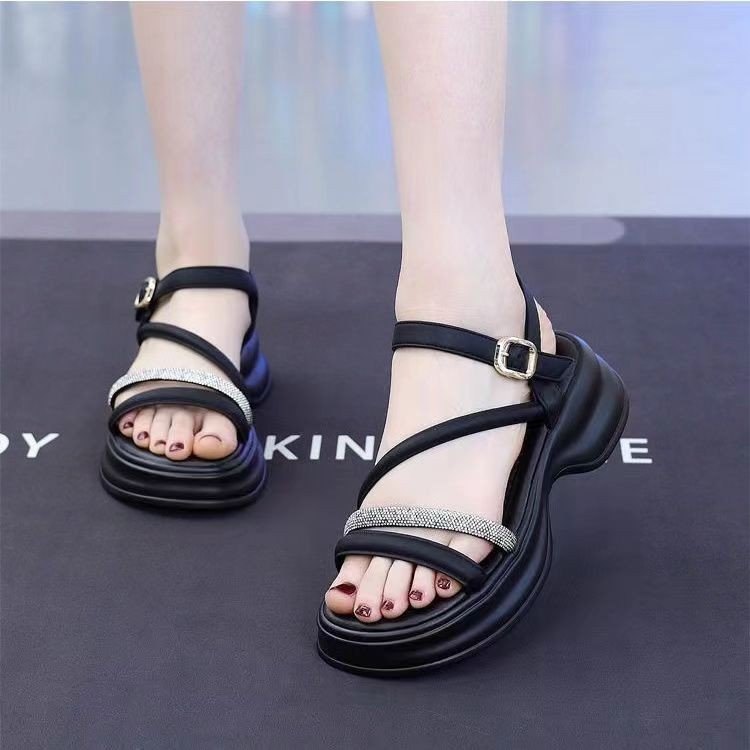 24HA47.23 - SANDAL DÂY ĐÍNH ĐÁ