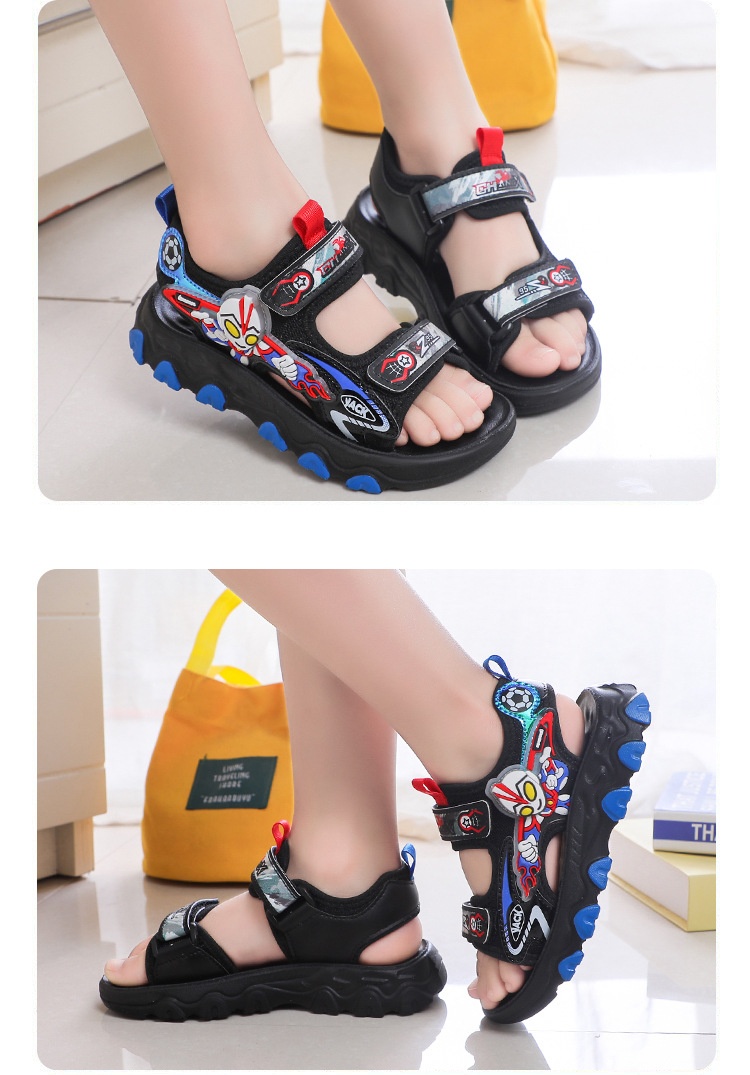 24HA47.22 - SANDAL ULTRAMAN BÉ TRAI