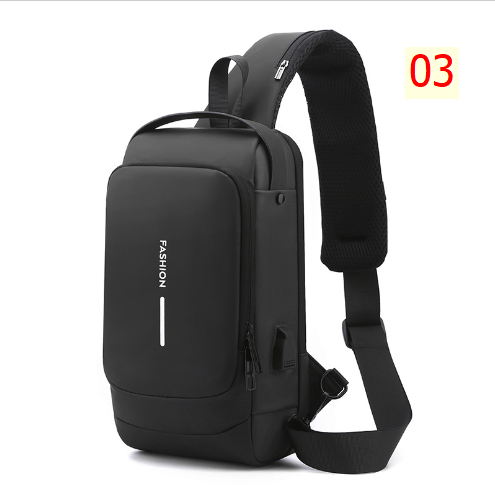 24HA57.06 - TÚI ĐEO NGỰC KÈM USB CHO NAM