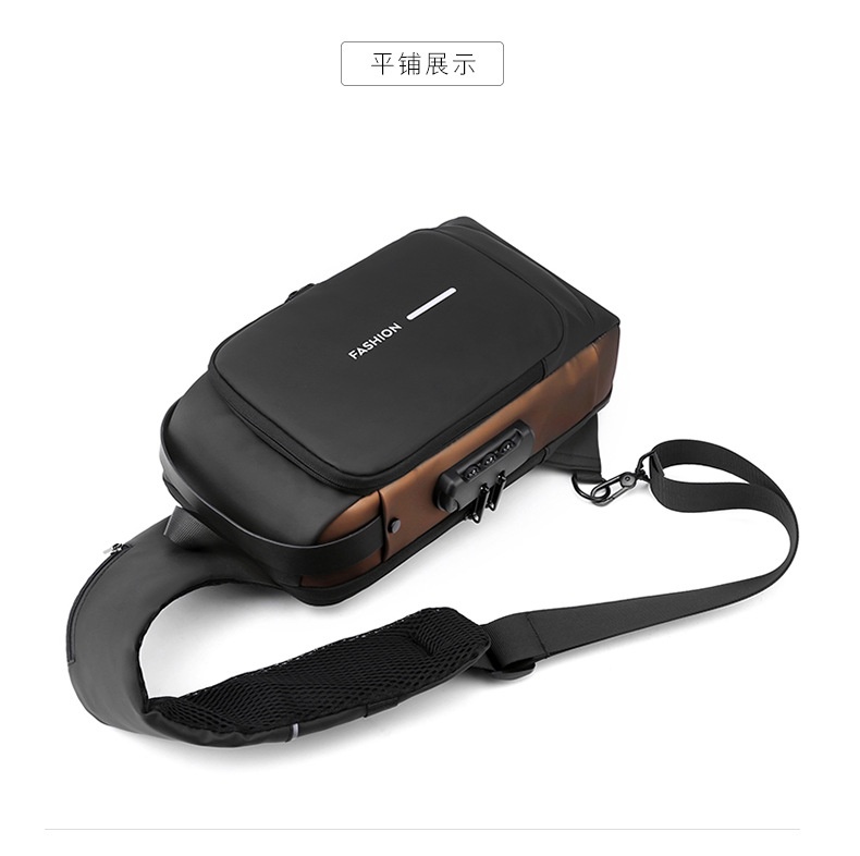 24HA57.06 - TÚI ĐEO NGỰC KÈM USB CHO NAM