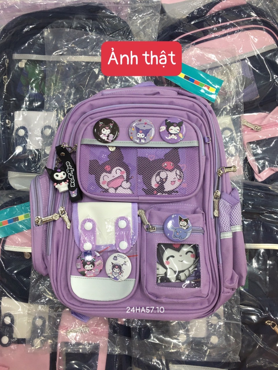 24HA57.08 - BA LÔ CHỐNG GÙ BAFUNN KÈM STICKER