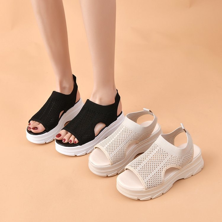 24HA67.24 - SANDAL NỮ ĐẾ CAO THOÁNG KHÍ