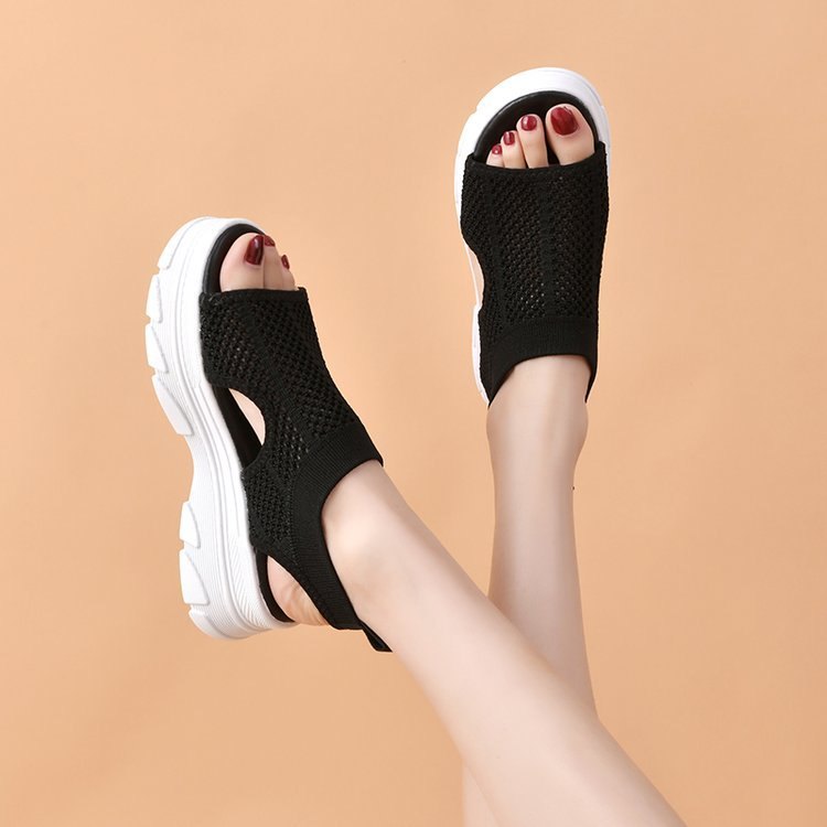 24HA67.24 - SANDAL NỮ ĐẾ CAO THOÁNG KHÍ