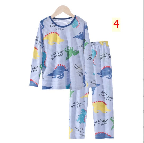 24HA77.06 - BỘ COTTON MỎNG DÀI TAY BÉ TRAI MAMDAD KID