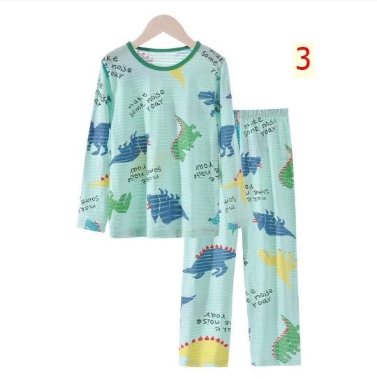 24HA77.06 - BỘ COTTON MỎNG DÀI TAY BÉ TRAI MAMDAD KID