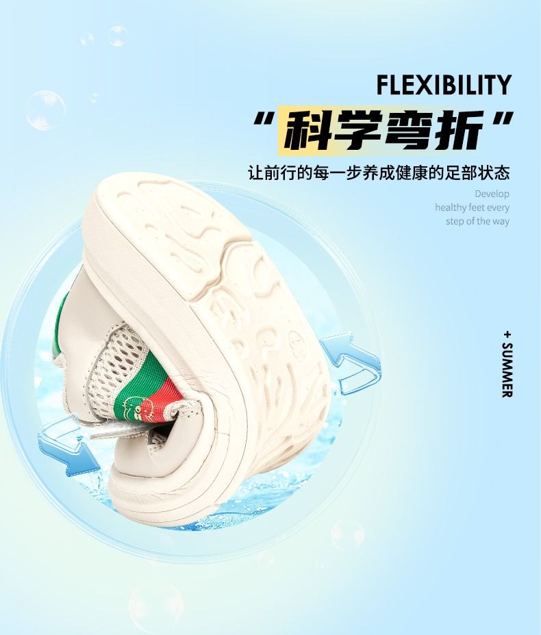 24HA67.16 - GIÀY THỂ THAO LƯỚI THOÁNG KHÍ BOBDOG CHO BÉ