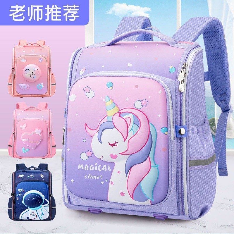24HA77.12 - BA LÔ CHỐNG GÙ 3D HOẠT HÌNH