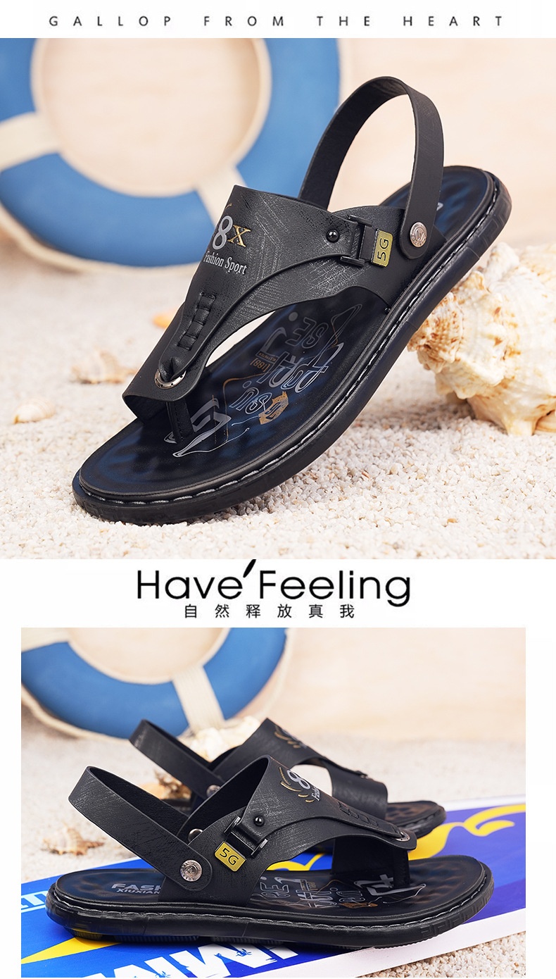 24HA77.16 - SANDAL XỎ NGÓN NAM