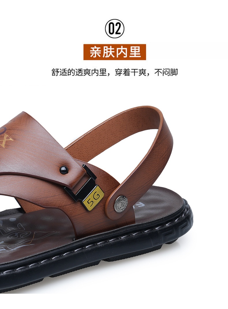 24HA77.16 - SANDAL XỎ NGÓN NAM