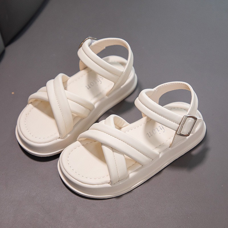 24HA77.27 - SANDAL 2 DÂY CHÉO BÉ GÁI