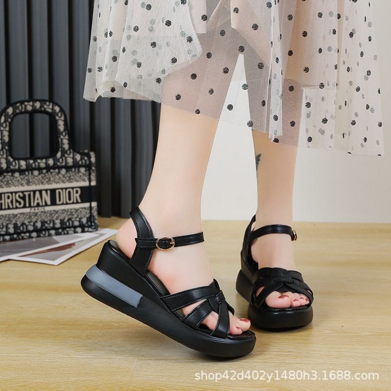 24HA87.09 - SANDAL ĐẾ DÀY NỮ