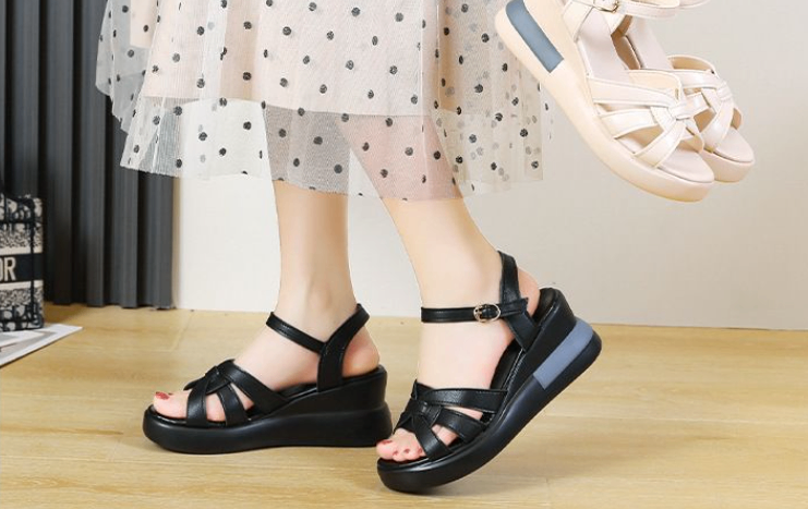 24HA87.09 - SANDAL ĐẾ DÀY NỮ