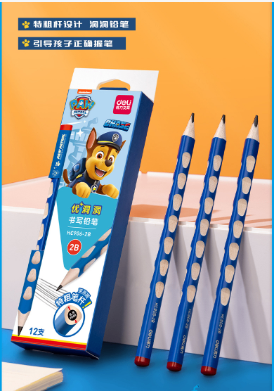 24HA97.06 - SET 2 HỘP BÚT CHÌ CHỐNG TRƠN TAY DELI