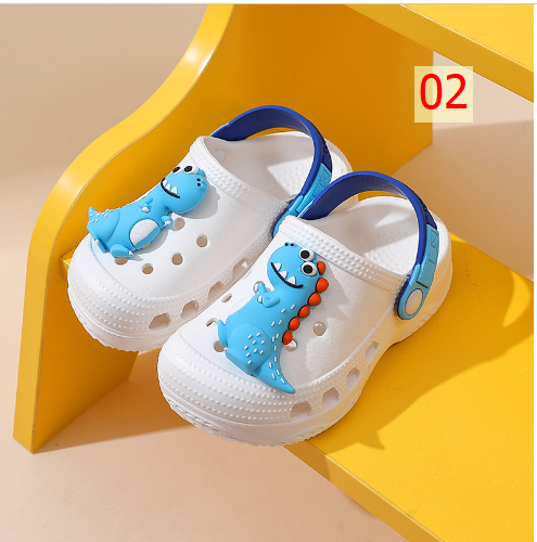 24HA97.30 - DÉP SỤC CROCS CUTE CHO BÉ