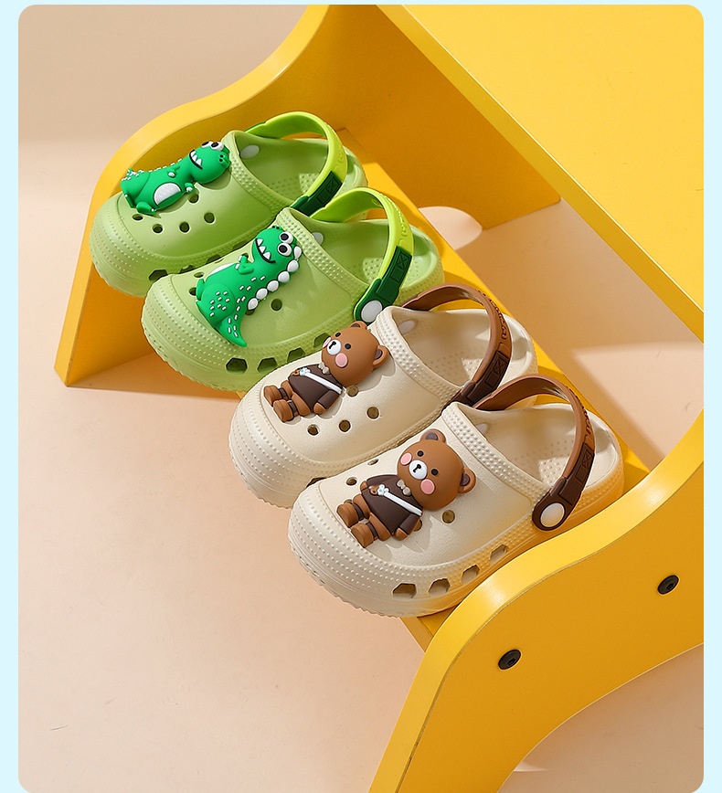 24HA97.30 - DÉP SỤC CROCS CUTE CHO BÉ