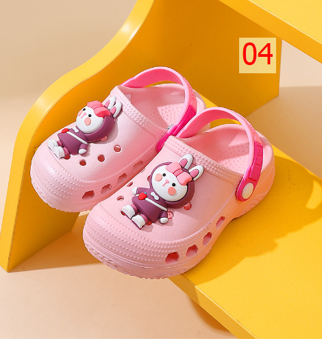 24HA97.30 - DÉP SỤC CROCS CUTE CHO BÉ