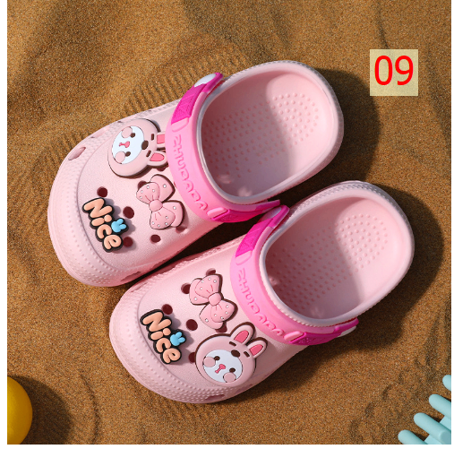 24HA97.30 - DÉP SỤC CROCS CUTE CHO BÉ