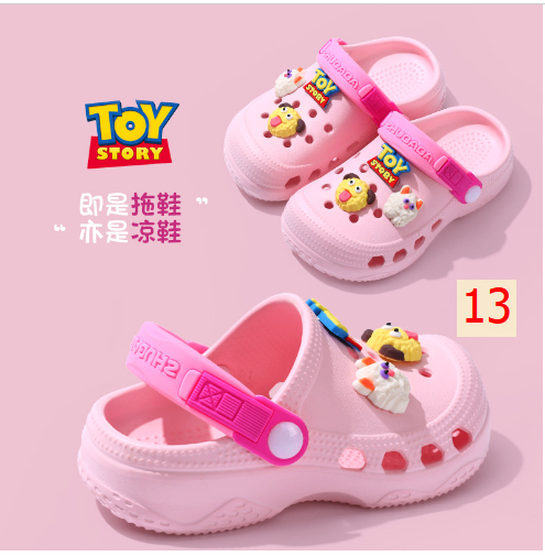 24HA97.30 - DÉP SỤC CROCS CUTE CHO BÉ