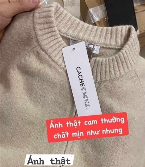 24HA107.26 - ÁO LEN CARDIGAN CACHE
