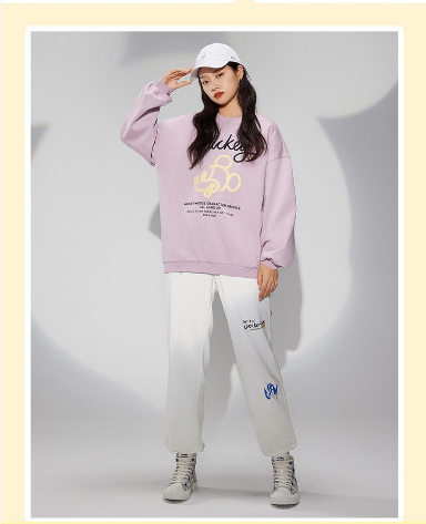 24HA117.29 - ÁO NỈ DISNEY NHÀ LINING