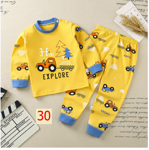 24HA127.18 - SET 2 BỘ COTTON MẶC NHÀ CHO BÉ