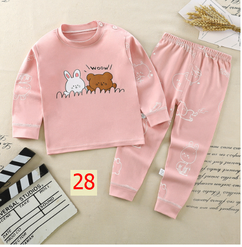24HA127.18 - SET 2 BỘ COTTON MẶC NHÀ CHO BÉ