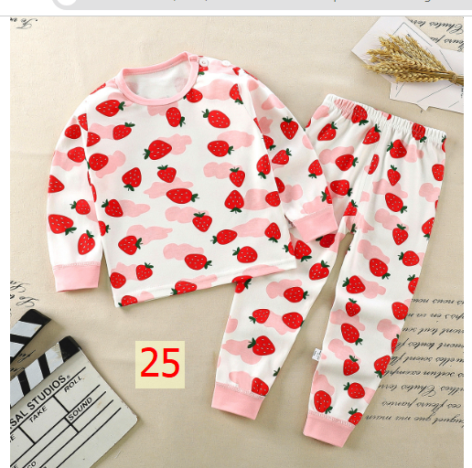 24HA127.18 - SET 2 BỘ COTTON MẶC NHÀ CHO BÉ