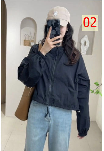 24HA127.21 - KHOÁC GIÓ MỎNG NỮ