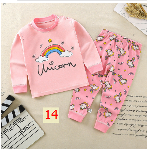 24HA127.17 - SET 2 BỘ COTTON MẶC NHÀ CHO BÉ