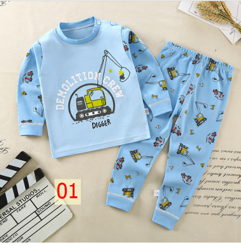 24HA127.17 - SET 2 BỘ COTTON MẶC NHÀ CHO BÉ