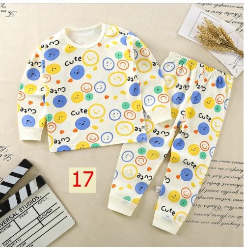 24HA127.17 - SET 2 BỘ COTTON MẶC NHÀ CHO BÉ