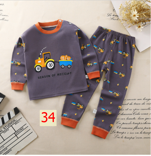 24HA127.18 - SET 2 BỘ COTTON MẶC NHÀ CHO BÉ