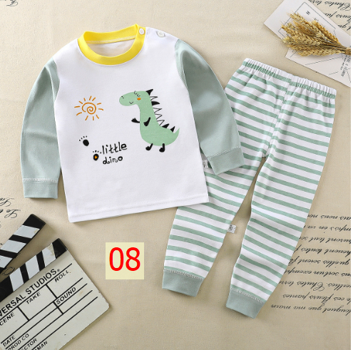 24HA127.17 - SET 2 BỘ COTTON MẶC NHÀ CHO BÉ