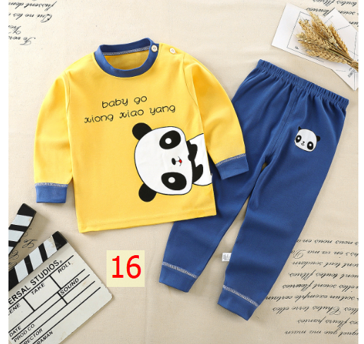 24HA127.17 - SET 2 BỘ COTTON MẶC NHÀ CHO BÉ