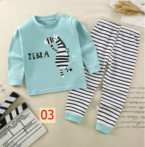 24HA127.17 - SET 2 BỘ COTTON MẶC NHÀ CHO BÉ