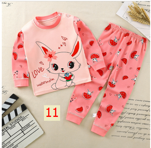24HA127.17 - SET 2 BỘ COTTON MẶC NHÀ CHO BÉ