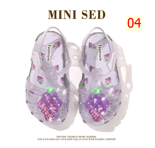 24HA137.23 - GIÀY NHỰA THƠM MINISED BÉ GÁI