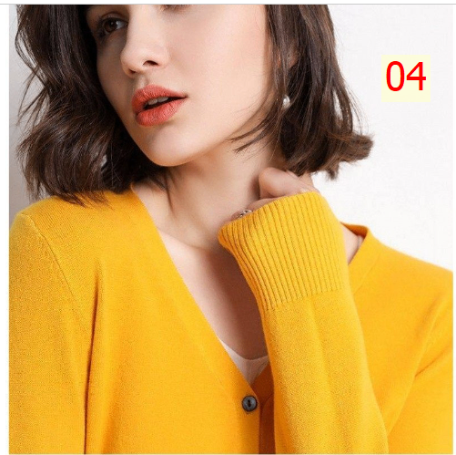 24HA137.10 - ÁO CARDIGAN NỮ BASIC