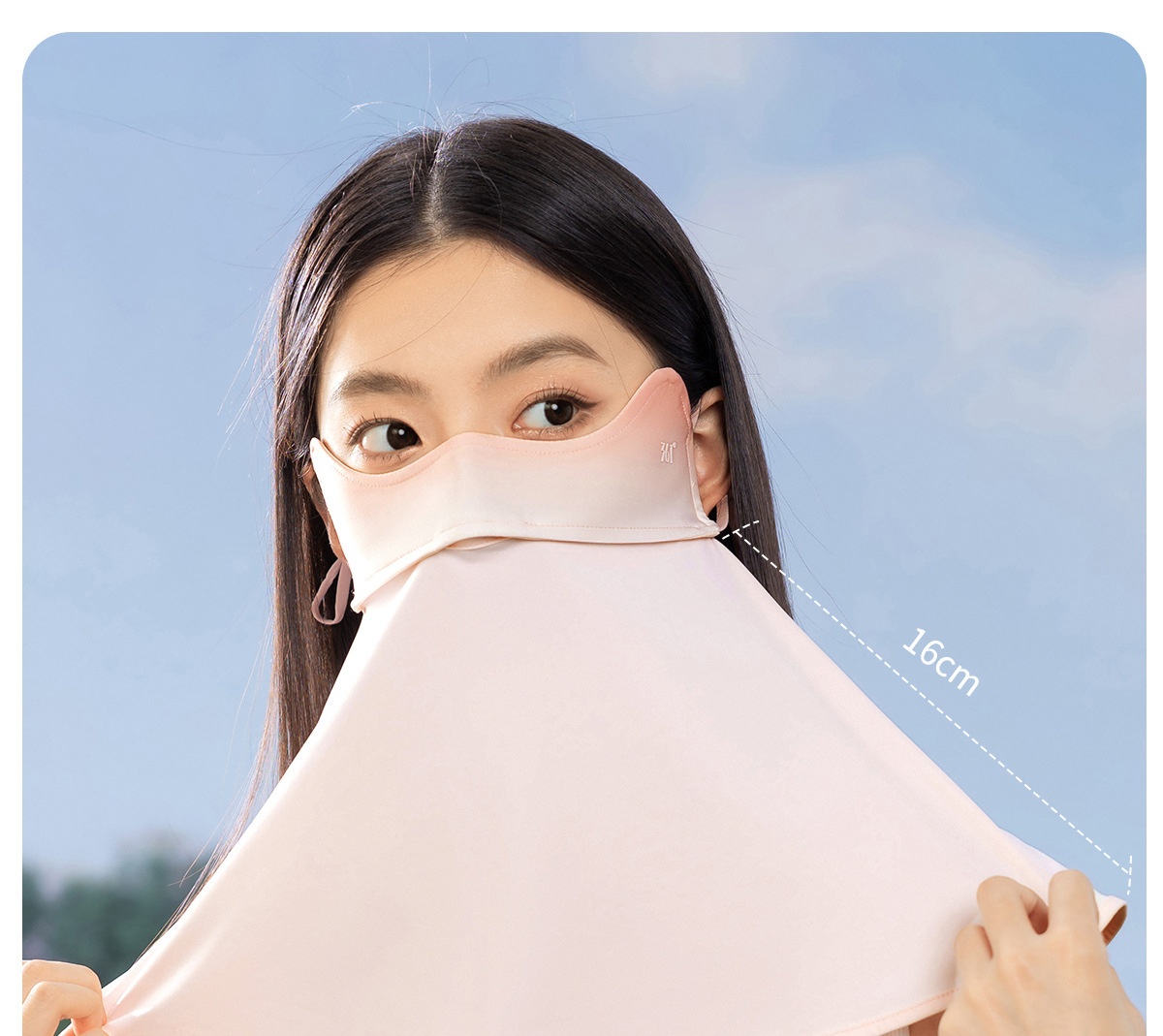 24HA147.24 - KHẨU TRANG TOÀN DIỆN LÀM MÁT - CHỐNG TIA UV UPF50+ - BẢO VỆ MẶT VÀ CỔ HÃNG 361