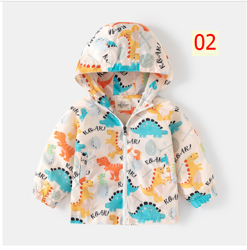 24HA157.20 - ÁO KHOÁC GIÓ KHỦNG LONG WELLKIDS