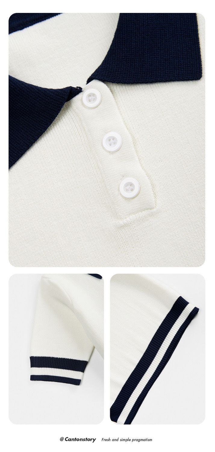 24HA157.31 - ÁO POLO DỆT KIM FOREVER 21