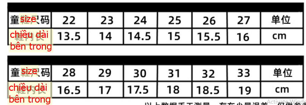 24HA177.28 - GIÀY CHUN THOÁNG KHÍ CHO BÉ