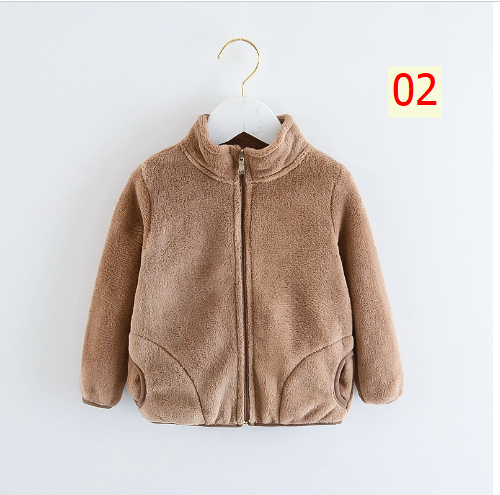 24HA177.10 - ÁO KHOÁC LÔNG CỪU CHO BÉ
