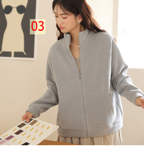 24HA177.09 - ÁO KHOÁC LÔNG CỪU NỮ